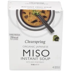 Sopa de miso y algas instantanea 4sbrs. | Farmacia Barata