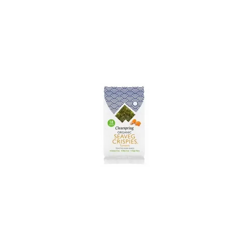 Clearspring snack alga nori cúrcuma bio 4g | Farmacia Barata