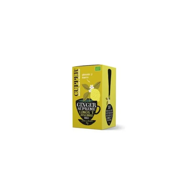 Limon y jengibre infusion 20 bolsitas.bio | Farmacia Barata Limon y jengibre infusion 20 bolsitas.bio | Farmacia Barata
