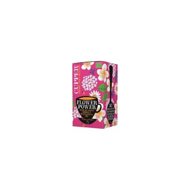 Cupper flower power infusion bio 20uds | Farmacia Barata Cupper flower power infusion bio 20uds | Farmacia Barata