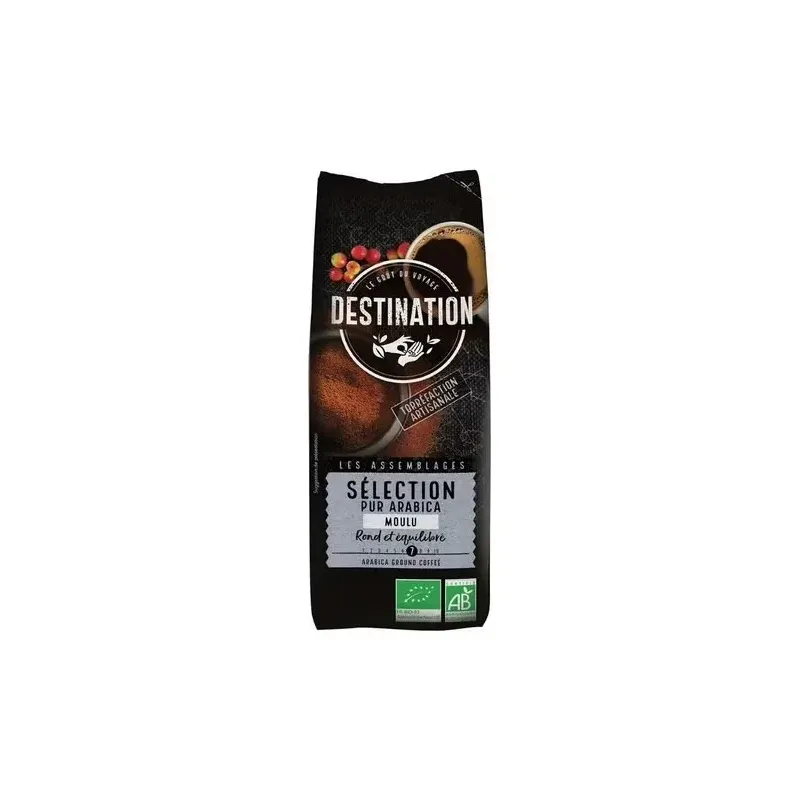 Destination cafe molido seleccion arabica bio 250g | Farmacia Barata