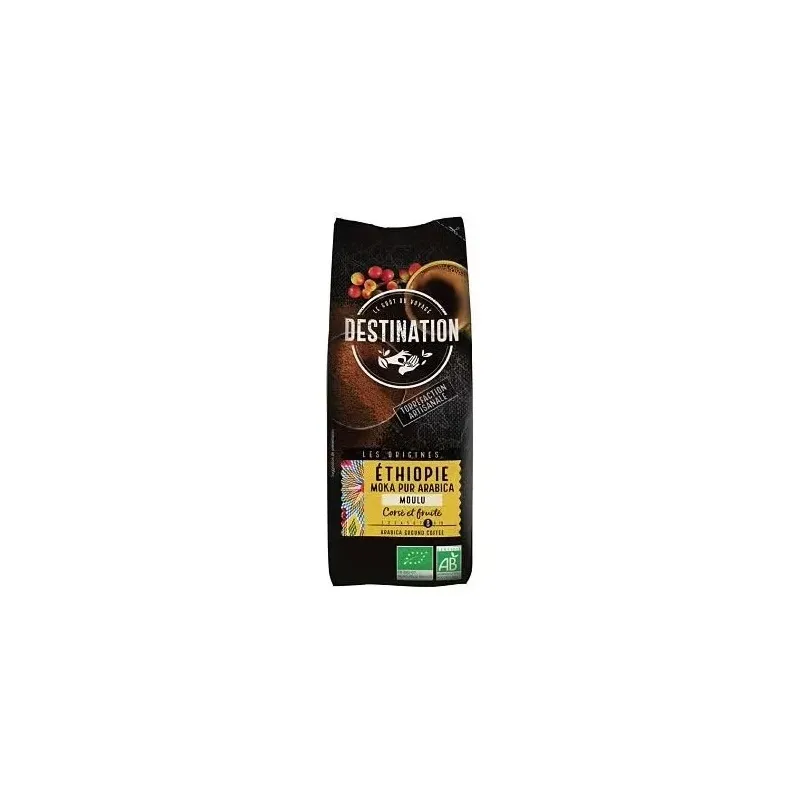 Destination cafe molido etiopia moka 100% arabica 250g | Farmacia Barata