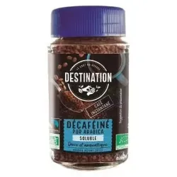 Destination café soluble 100% arábica descafeinado bio 100g | Farmacia Barata