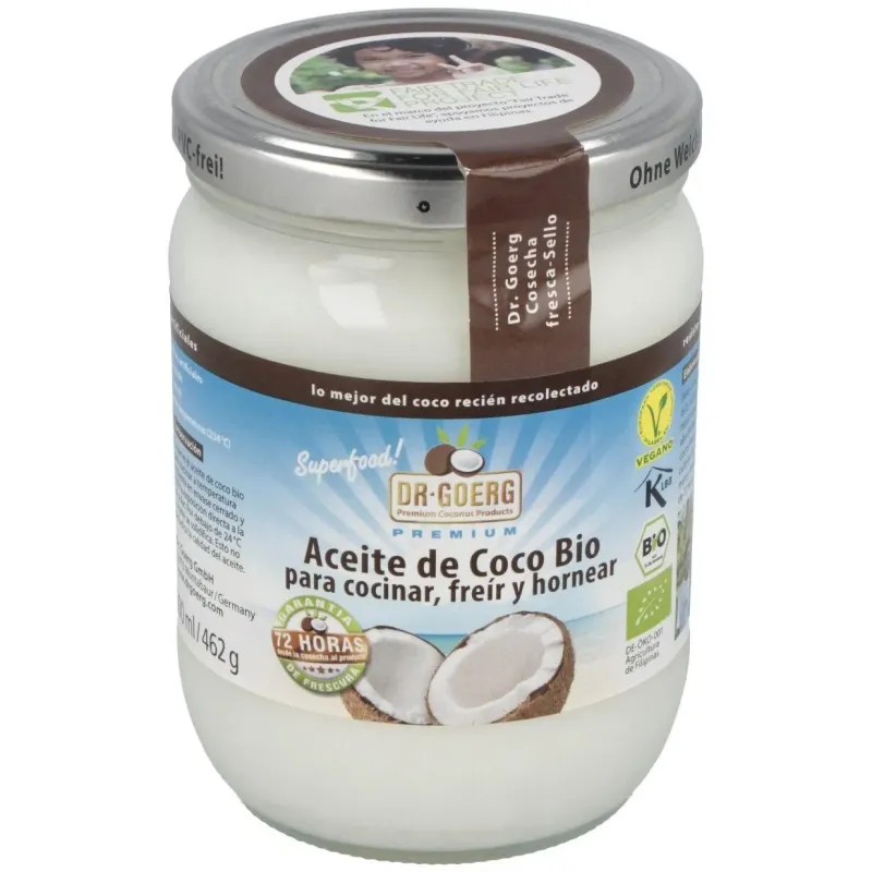 Aceite de coco premium para cocinar 500ml. bio 2 | Farmacia Barata Aceite de coco premium para cocinar 500ml. bio 2 | Farmacia Barata