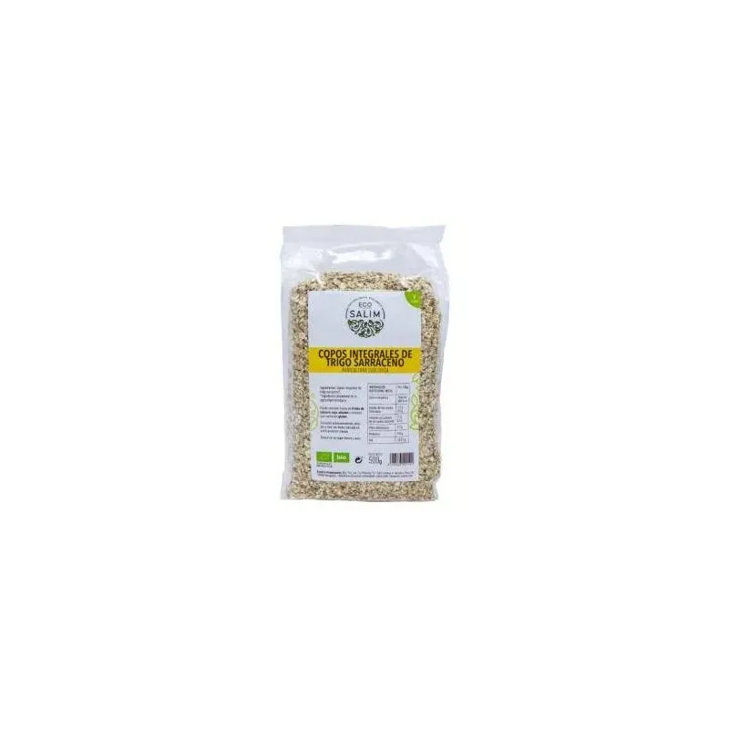 Copos de trigo sarraceno integrales 500gr. bio | Farmacia Barata