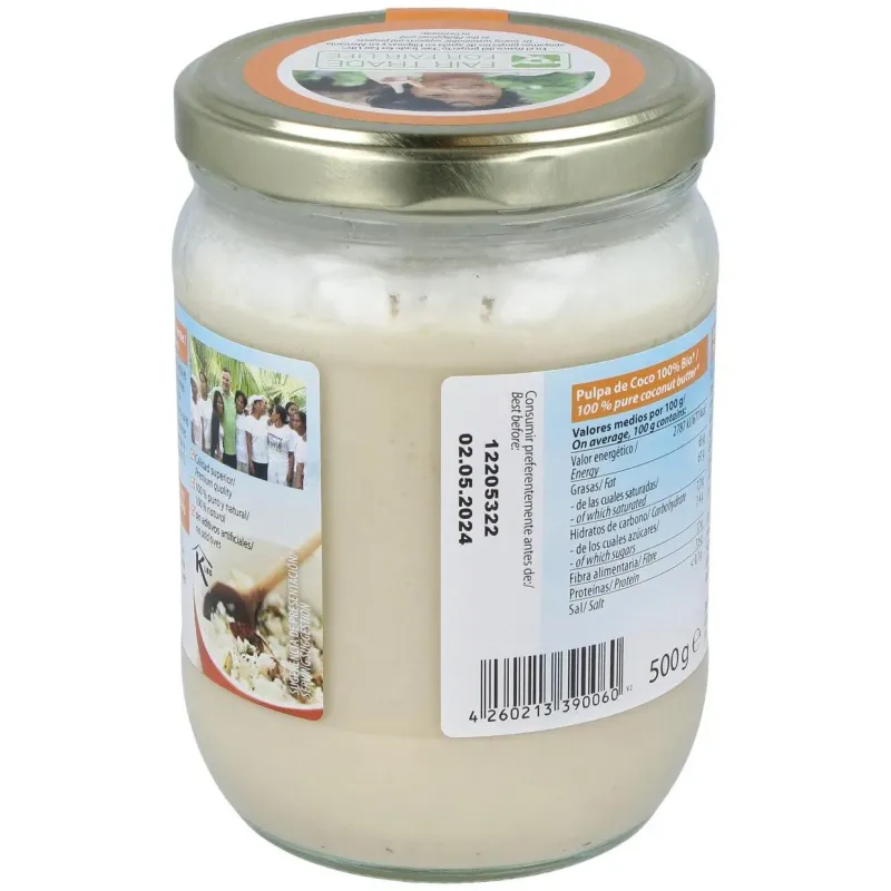 Pulpa de coco manteca 500gr. bio 2 | Farmacia Barata Pulpa de coco manteca 500gr. bio 2 | Farmacia Barata