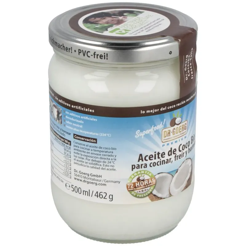Aceite de coco premium para cocinar 500ml. bio 2 | Farmacia Barata Aceite de coco premium para cocinar 500ml. bio 2 | Farmacia Barata