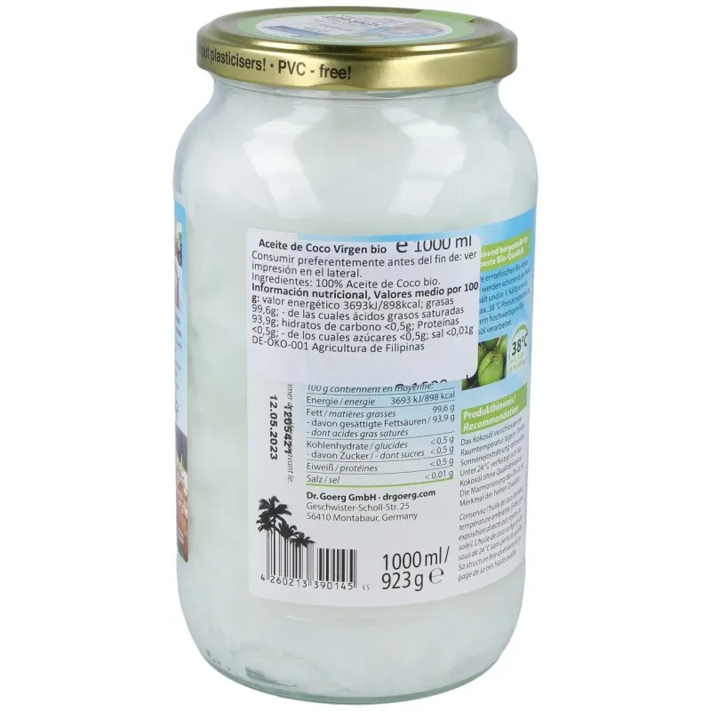 Aceite de coco 1lt .bio | Farmacia Barata Aceite de coco 1lt .bio | Farmacia Barata