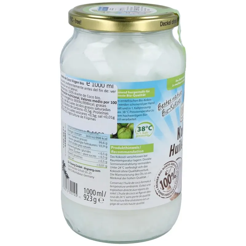 Aceite de coco 1lt .bio | Farmacia Barata Aceite de coco 1lt .bio | Farmacia Barata