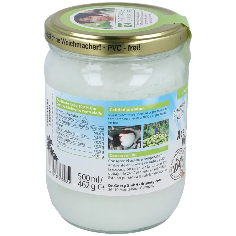 Aceite de coco 500ml. bio | Farmacia Barata Aceite de coco 500ml. bio | Farmacia Barata