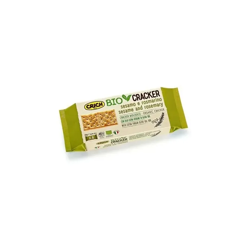 Crich crackers sésamo romero bio 250g | Farmacia Barata Crich crackers sésamo romero bio 250g | Farmacia Barata