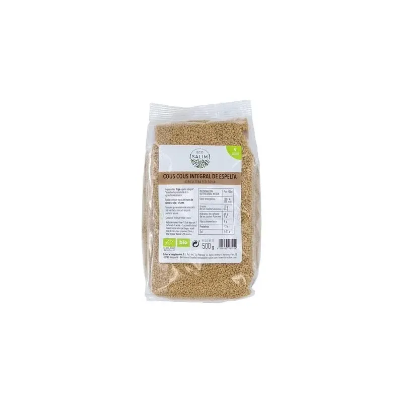 Cuscus de espelta integral 500gr. bio vegan | Farmacia Barata