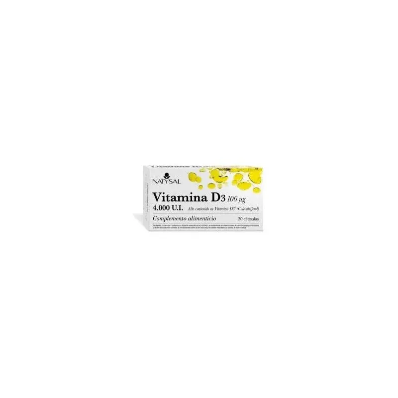 Natysal vitamina d3 4000ui 30caps | Farmacia Barata