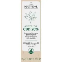 Aceite de cannabis 20% cbd 15ml. eco