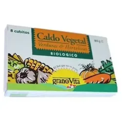 Granovita Caldo Vegetal Cubitos Bio, 84 g