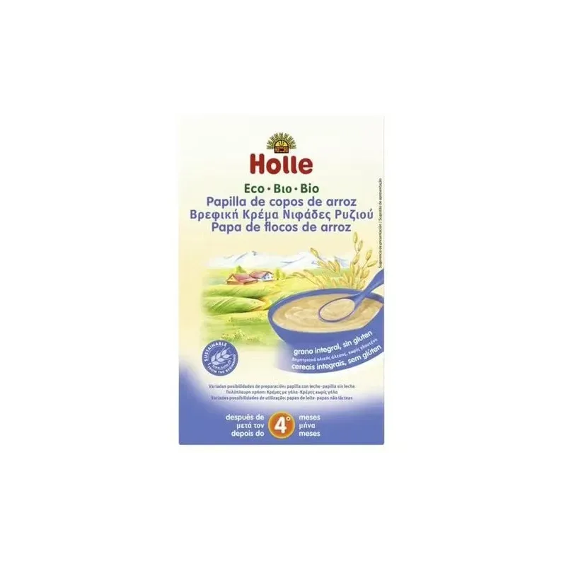Papilla de copos de arroz + 4 meses 250gr. eco sg | Farmacia Barata Papilla de copos de arroz + 4 meses 250gr. eco sg | Farmacia Barata