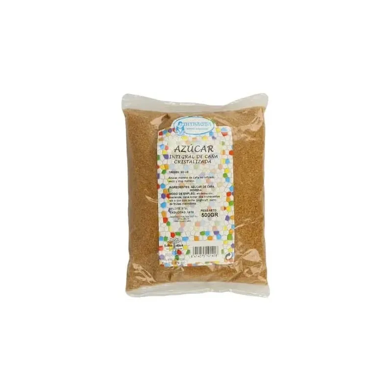 Azucar de caña cristalizado integral 500gr. | Farmacia Barata