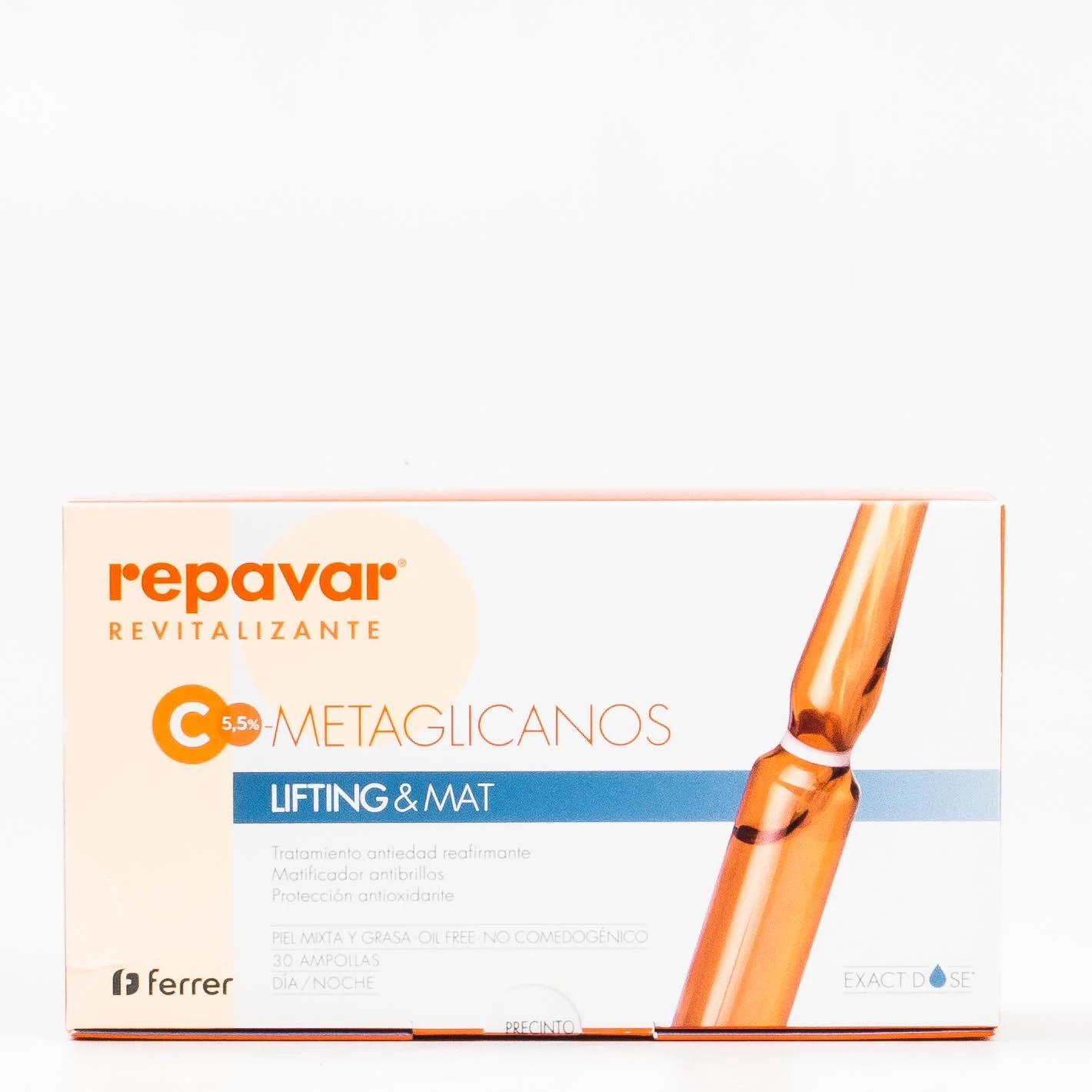 REPAVAR REVITALIZANTE AMPOLLAS LIFTING & MAT 30 AMP