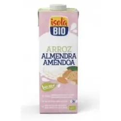 Bebida vegetal de arroz con almendra 1lt 6uds. s/a