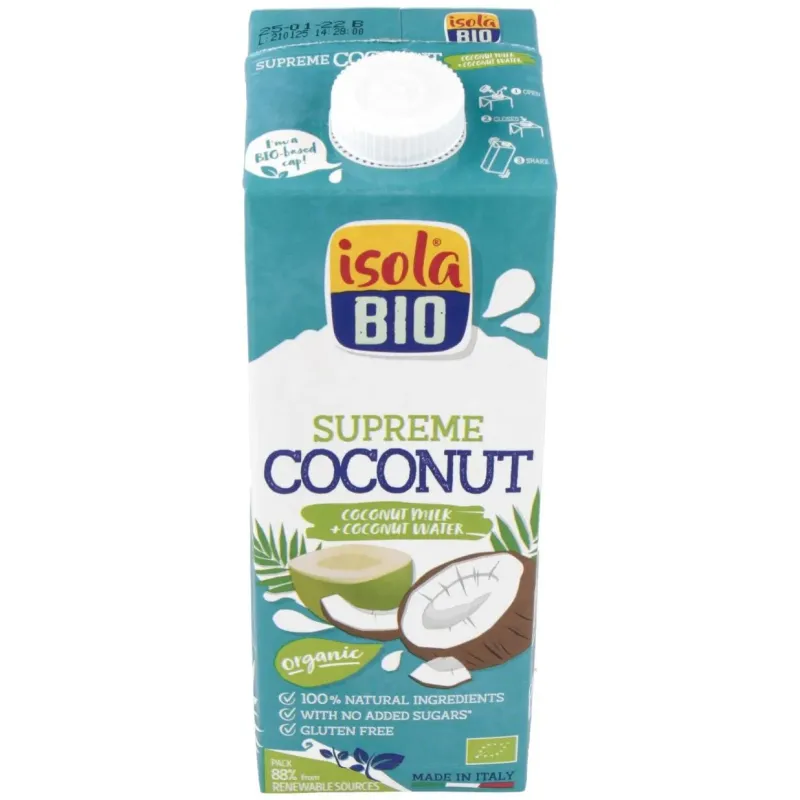 Isola bio bebida veg coco suprem s/a s/g 1000ml | Farmacia Barata