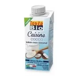 Isola bio crema leche coco para cocinar bio 200ml