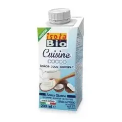 Isola bio crema leche coco para cocinar bio 200ml | Farmacia Barata