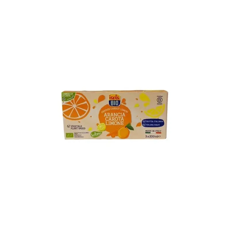 Zumo de naranja zanahoria y limon 3udsx200ml. bio | Farmacia Barata