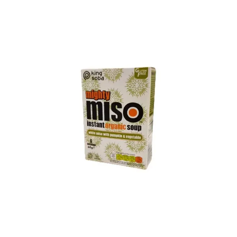 King soba sopa de miso con calabaza y verduras 6x10g | Farmacia Barata