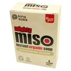 Sopa miso tofu+jengibre instant 6sbrsx10gr. bio sg
