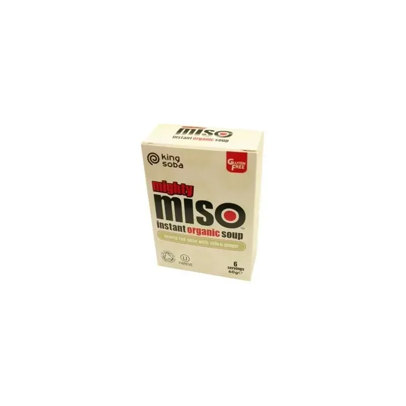Sopa miso tofu+jengibre instant 6sbrsx10gr. bio sg | Farmacia Barata