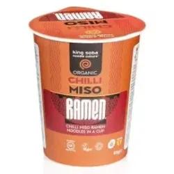 King soba vaso ramen miso chili sin gluten 85g
