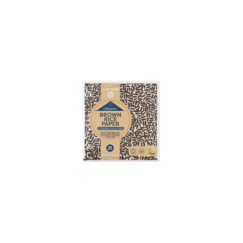 King soba papel de arroz integral bio 200g | Farmacia Barata