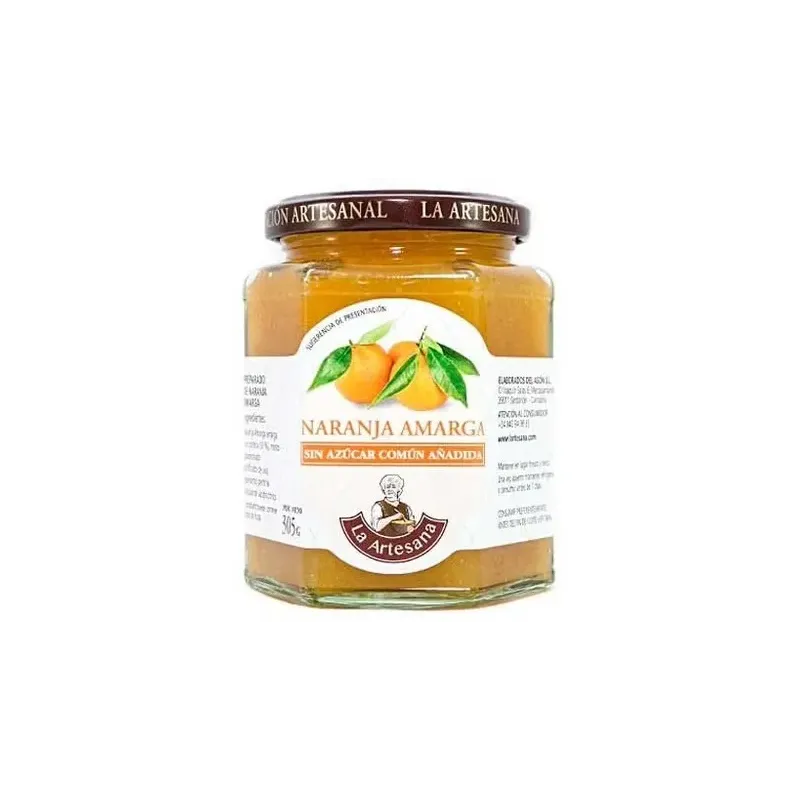 La artesana mermelada naranja amarga con azúcar 315g | Farmacia Barata