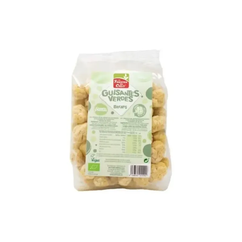 La finestra sul cielo guisantes verdes breaks bio vegan 50g | Farmacia Barata