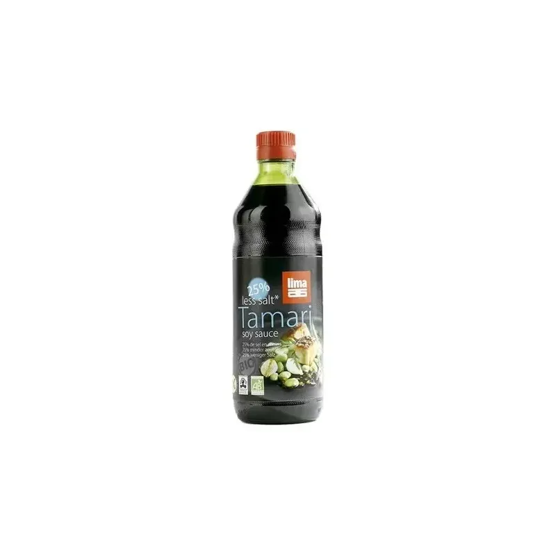 Lima tamari (salsa de soja) 25% menos de sal bio 250ml | Farmacia Barata Lima tamari (salsa de soja) 25% menos de sal bio 250ml | Farmacia Barata