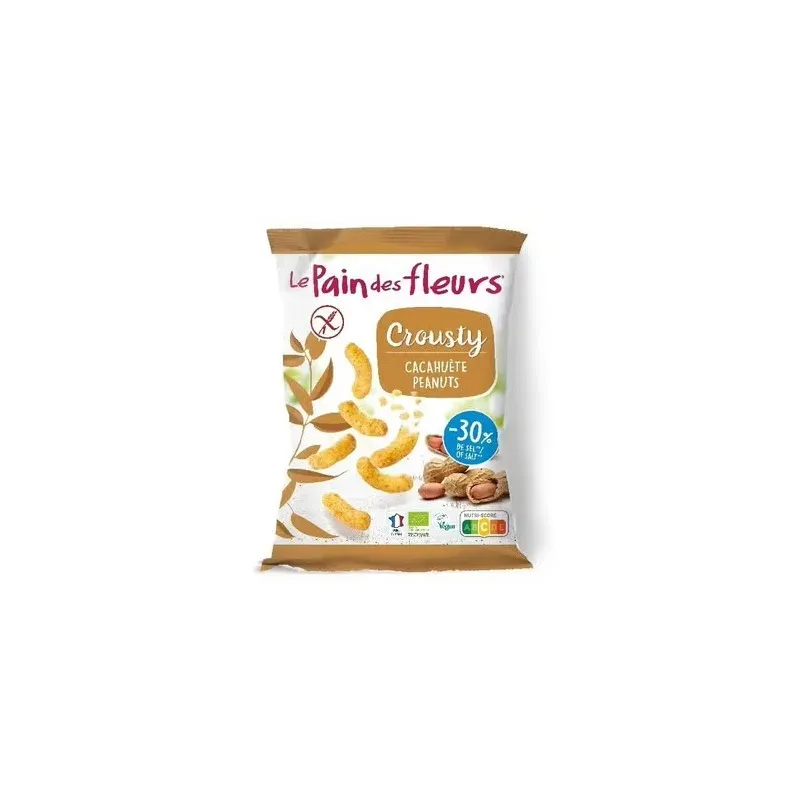 Le pain des fleurs ganchito crousty de cacahuete sin gluten bio 75g | Farmacia Barata