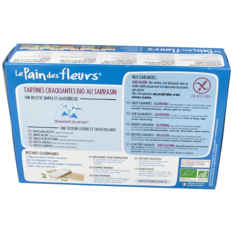 Cracker trigo sarraceno 300gr. bio sg s/sal vegan | Farmacia Barata