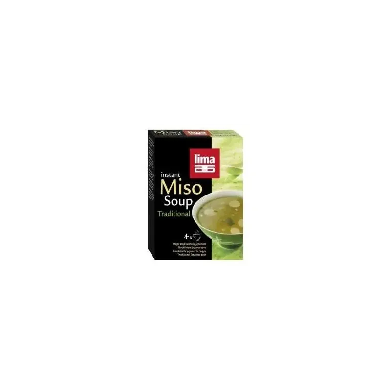 Sopa miso tradicional instantanea 4sbrs. bio vegan | Farmacia Barata