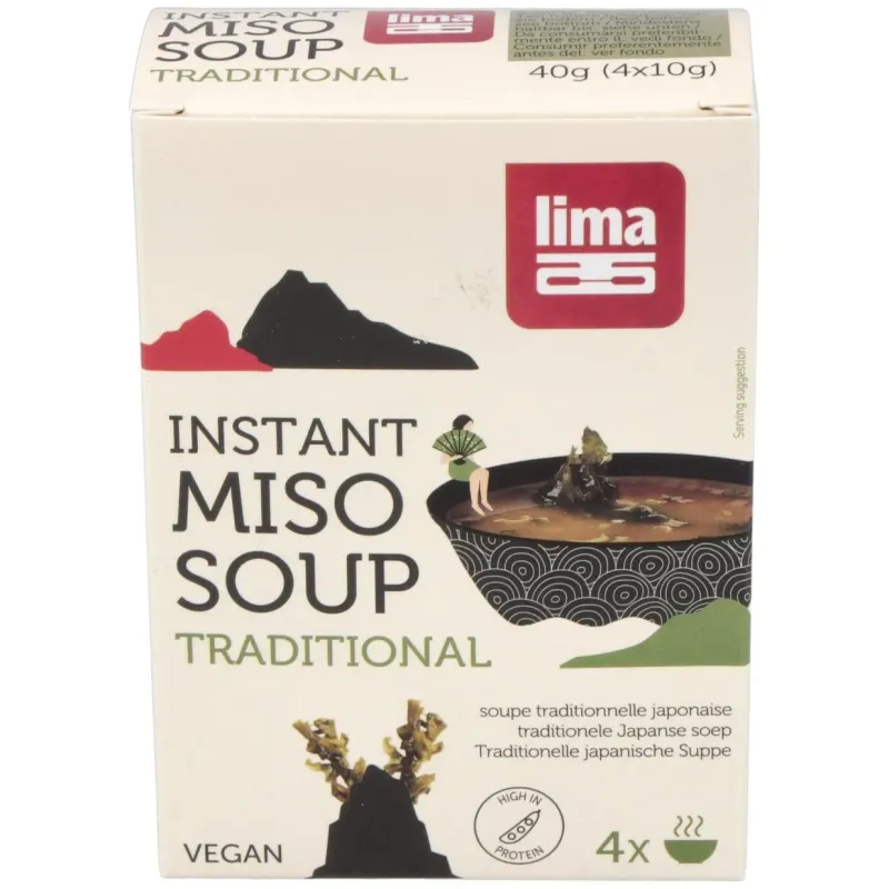 Sopa miso tradicional instantanea 4sbrs. bio vegan | Farmacia Barata
