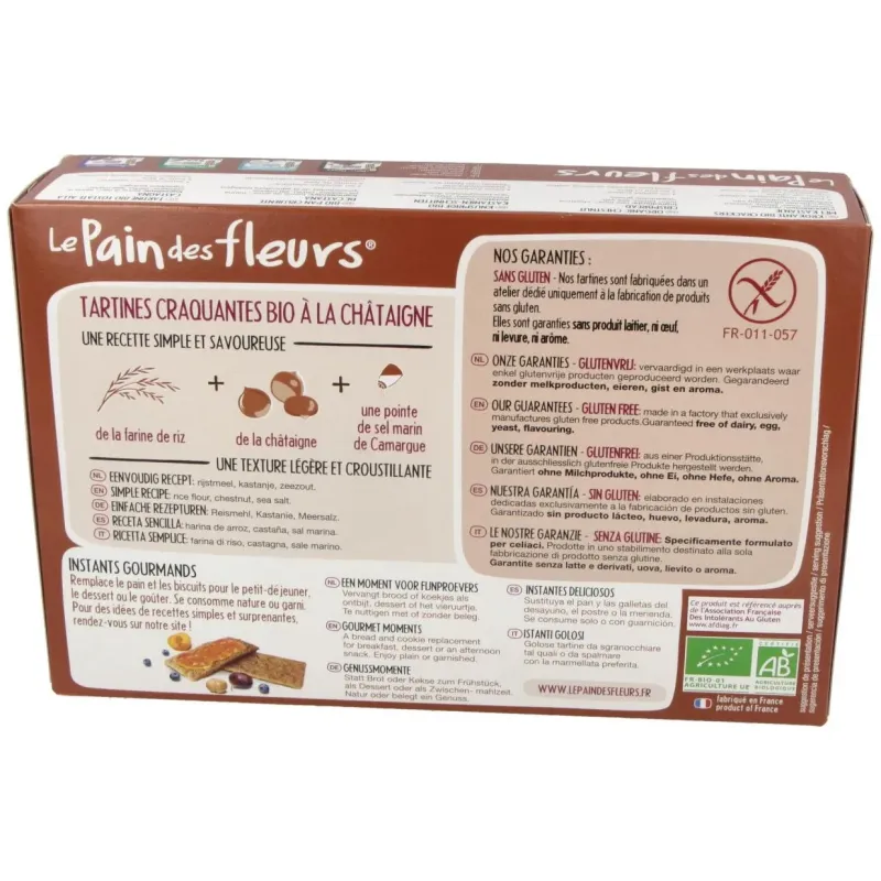 Cracker castaña 300gr. bio sg vegan | Farmacia Barata