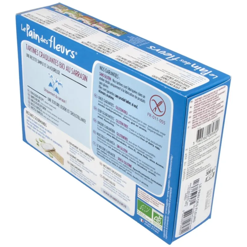 Cracker trigo sarraceno 300gr. bio sg s/sal vegan | Farmacia Barata