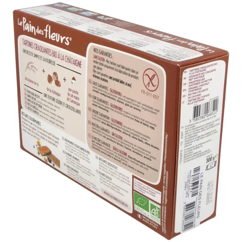Cracker castaña 300gr. bio sg vegan | Farmacia Barata