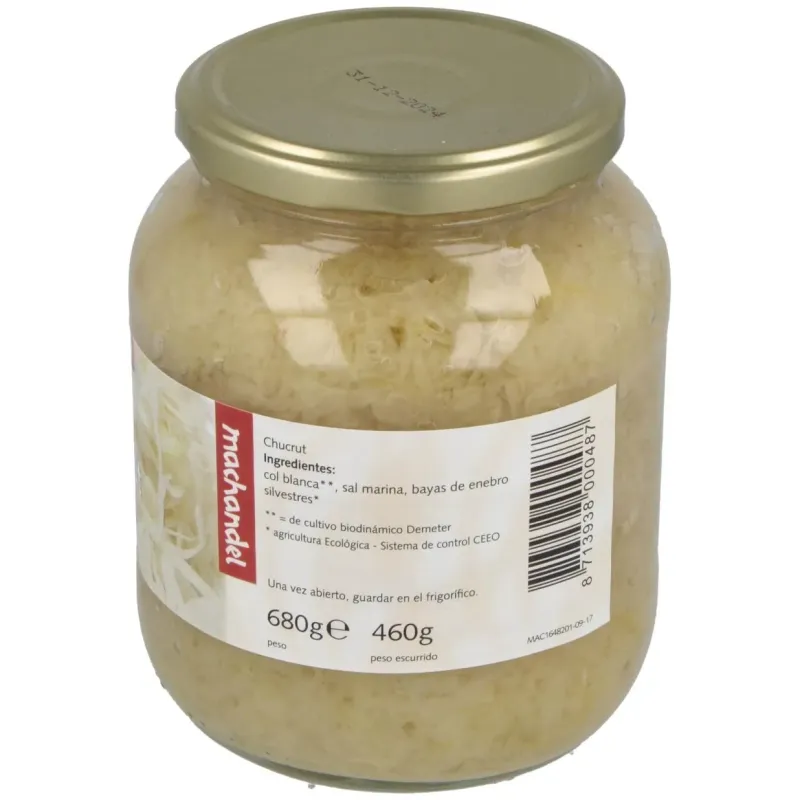 Chucrut blanca 680gr. bio | Farmacia Barata