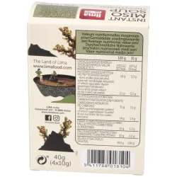 Sopa miso tradicional instantanea 4sbrs. bio vegan | Farmacia Barata