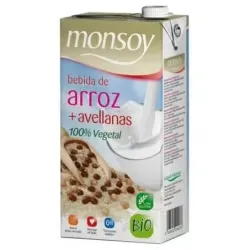 Bebida vegetal de arroz con avellanas 1lt 6uds. 2