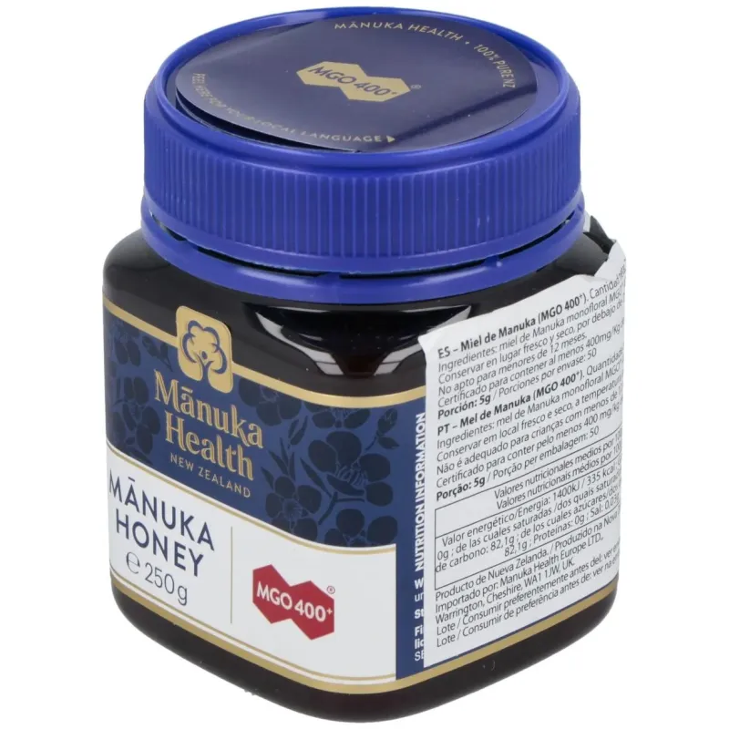 Manuka health miel de manuka mgo 400+ 250g | Farmacia Barata