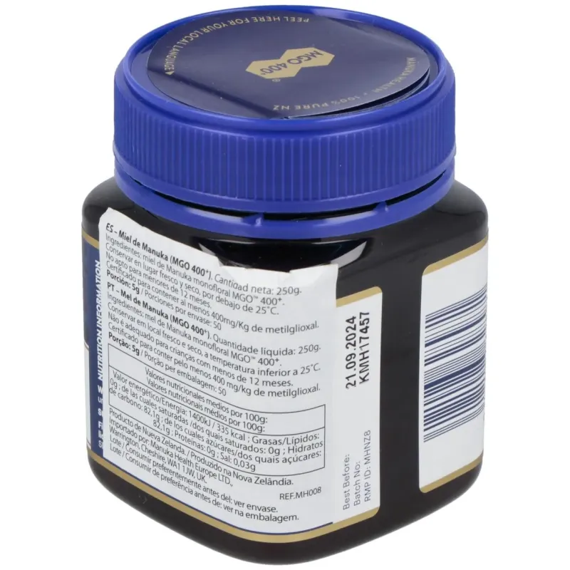 Manuka health miel de manuka mgo 400+ 250g | Farmacia Barata