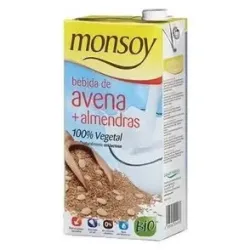 Bebida vegetal de almendras con avena 1lt 6uds.bio