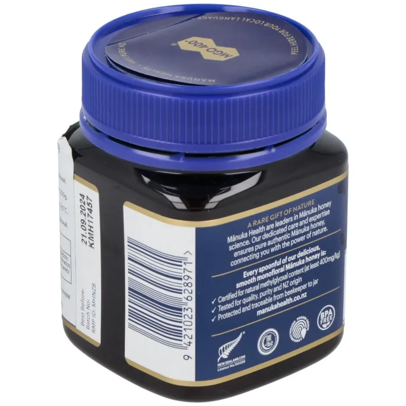 Manuka health miel de manuka mgo 400+ 250g | Farmacia Barata