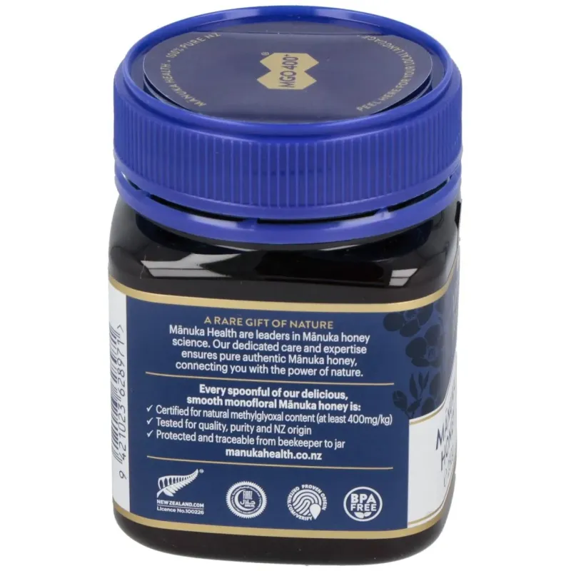 Manuka health miel de manuka mgo 400+ 250g | Farmacia Barata